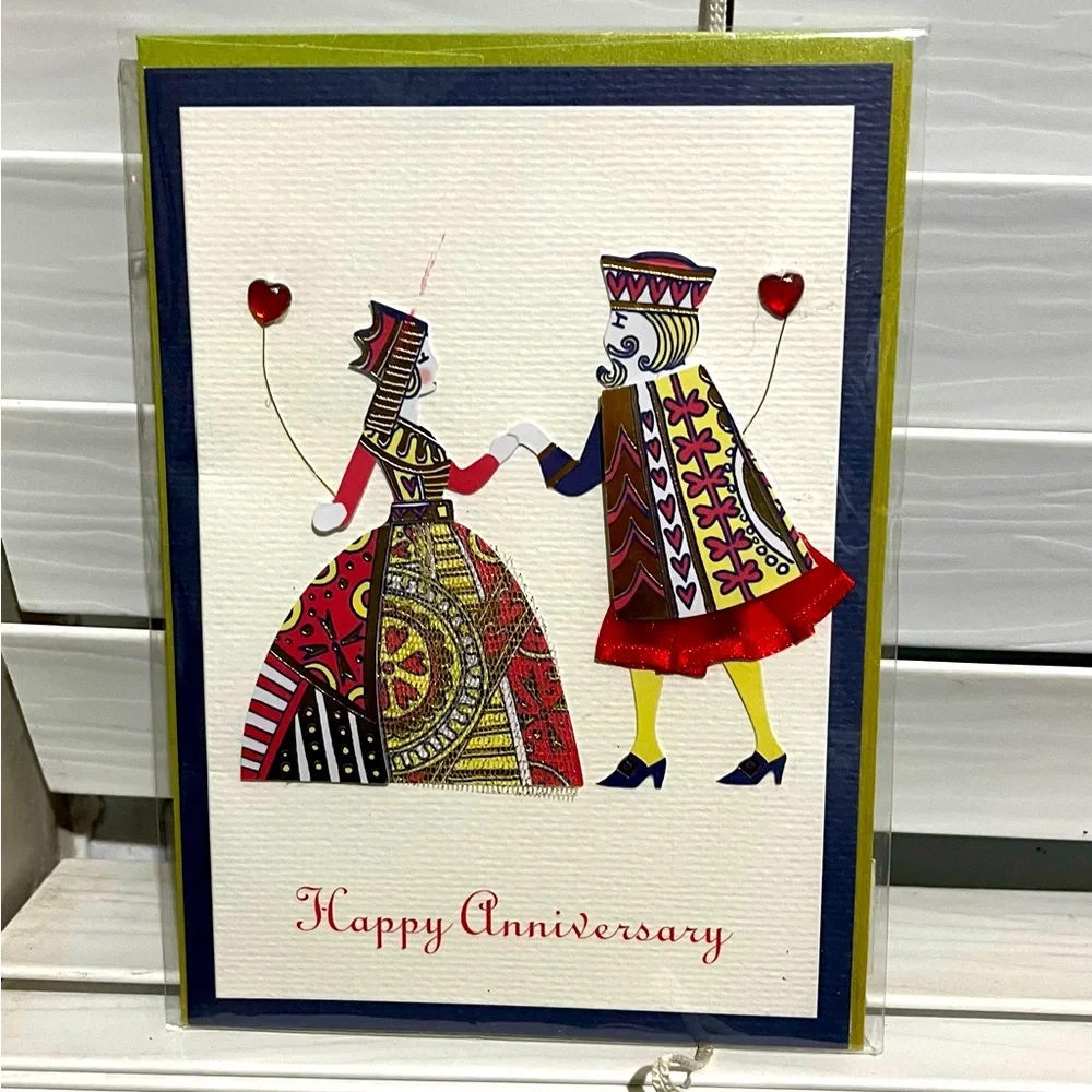 Happy Anniversary card-NWT-King and Queen handmade *pick 5 for $25 deal